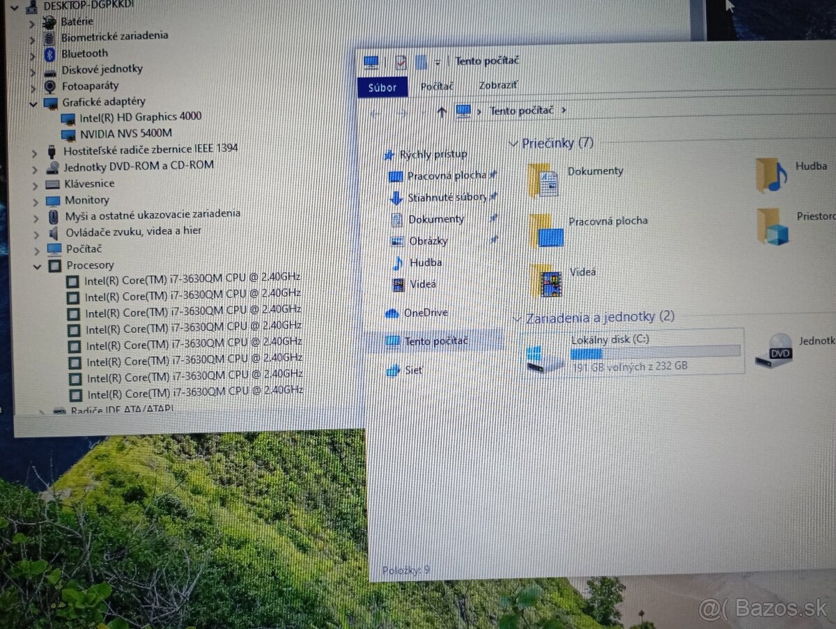predám Lenovo thinkpad t530 , Intel core i7 , 8gb ram , ssd - 5