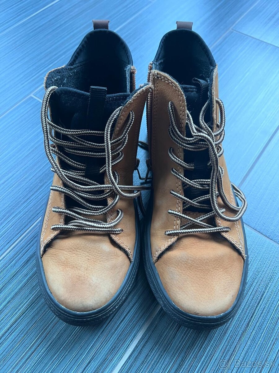 ELEGANTNÉ ČLENKOVÉ TOPÁNKY chlapec - veľ.38 - 5