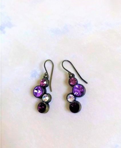 Starožitné náušnice - napichovačky - 5