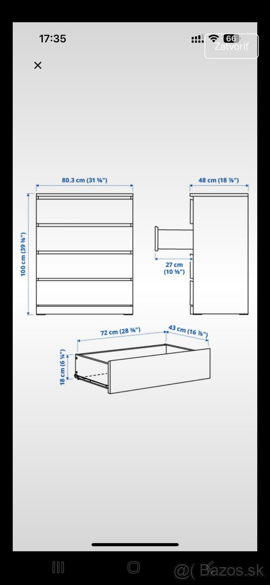 Predám prebalovací pult - 5