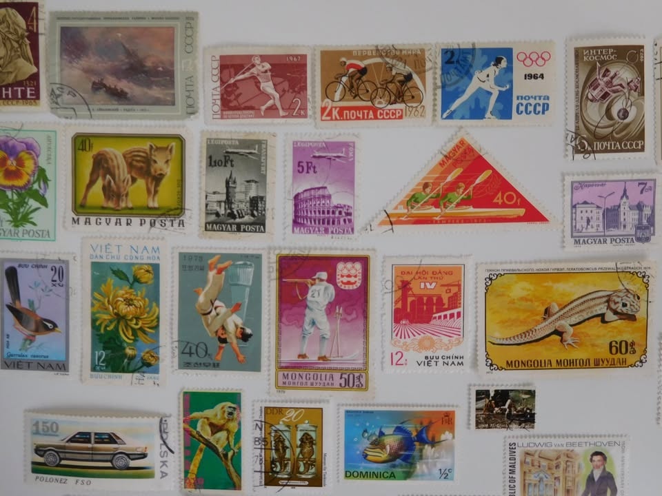 Staré poštovné Známky, - 5