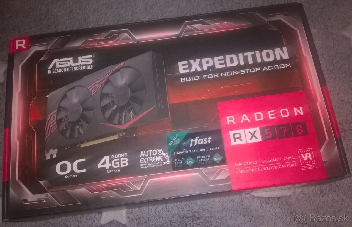 ASUS EXPEDITION RX570 OC 4GB - 5