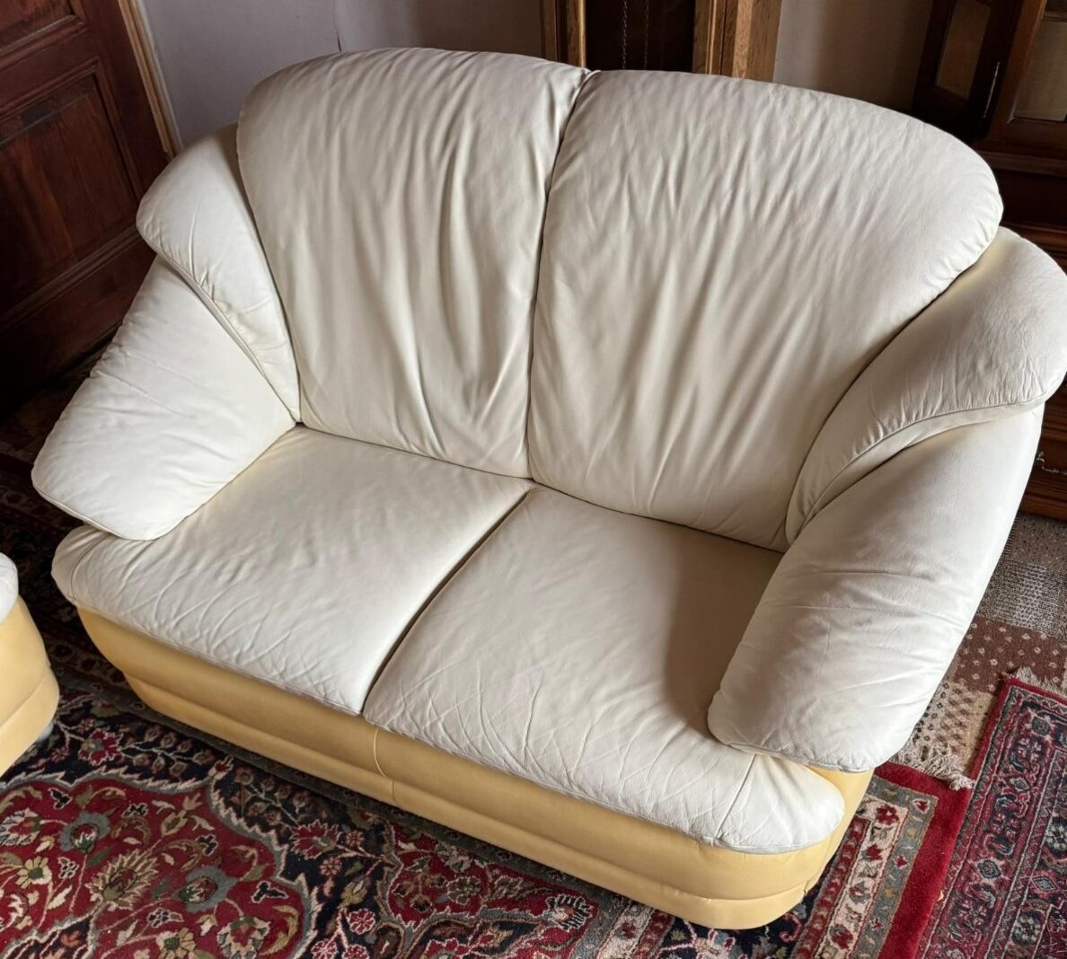 Kožená sedací souprava 3+2+1,5840 - 5