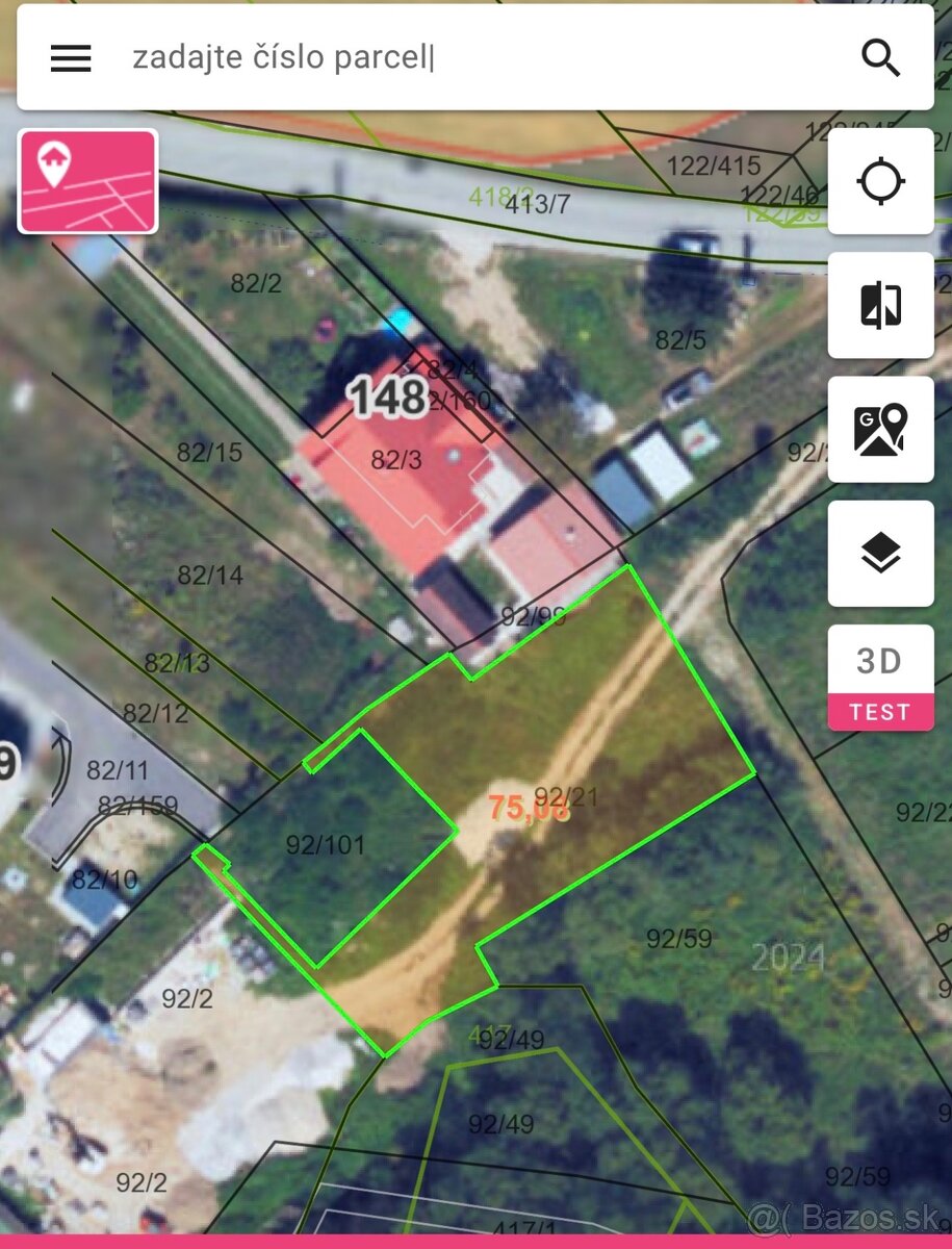 Stavebný pozemok Mojš - 5