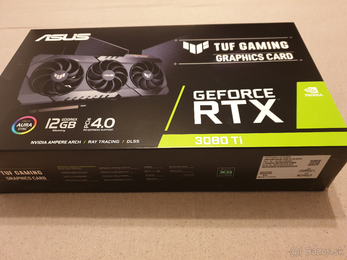 Asus RTX3080Ti, RTX3080 TUF Gaming OC - 5