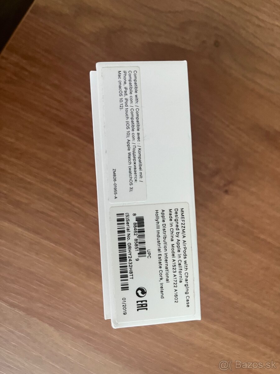 Apple sluchadla AirPods 1 Číslo modelu: A1523 - 5