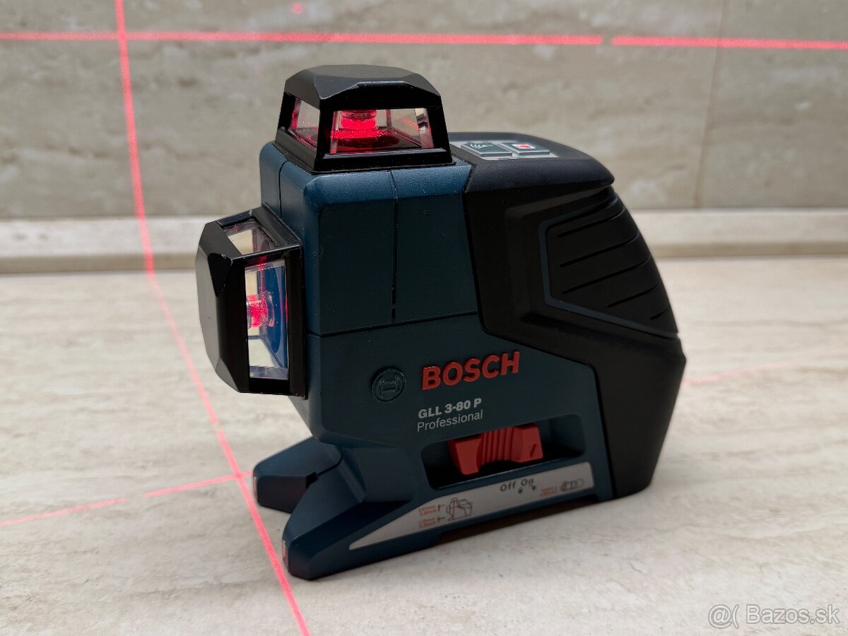 Bosch GLL 3-80 C – čiarový laser 3× 360° - 5