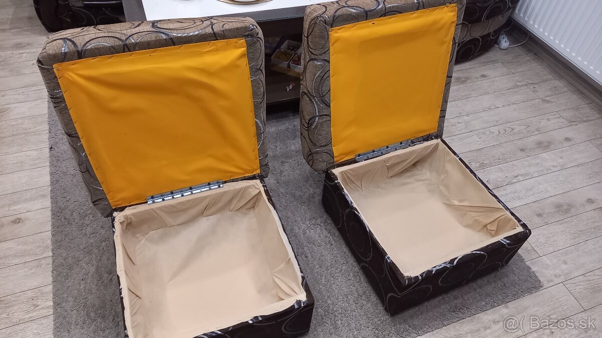 Predám sedaciu súpravu s taburetkami. - 5