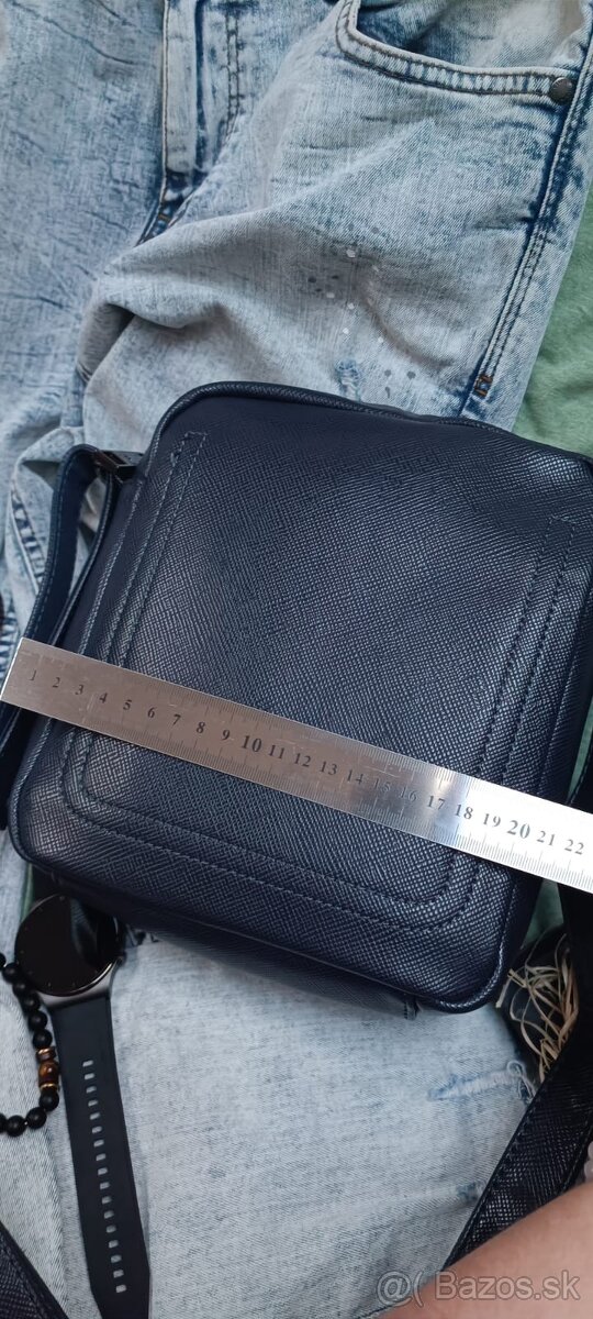 Crossbody taška tmavo modrá - 5