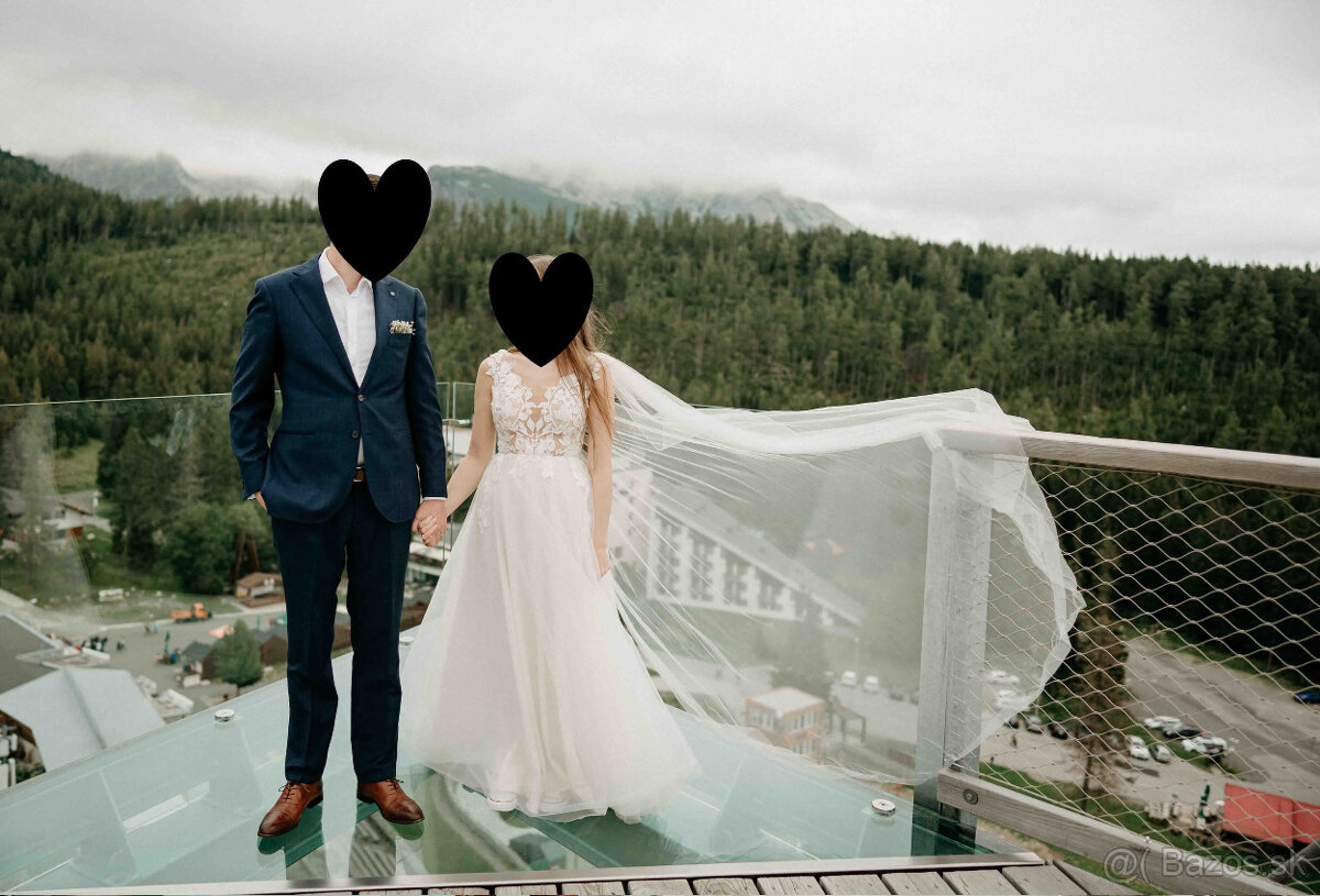 Týlové svadobné šaty - 5