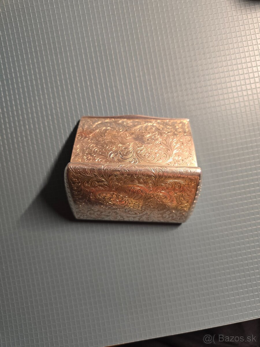 Strieborná tabatierka rok 1864 812/1000 - 5