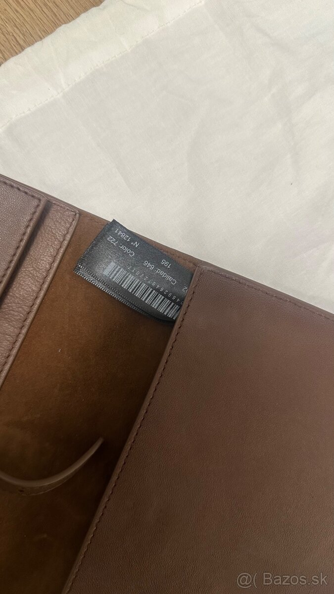 Massimo Dutti kožená malá listová kabelka - 5