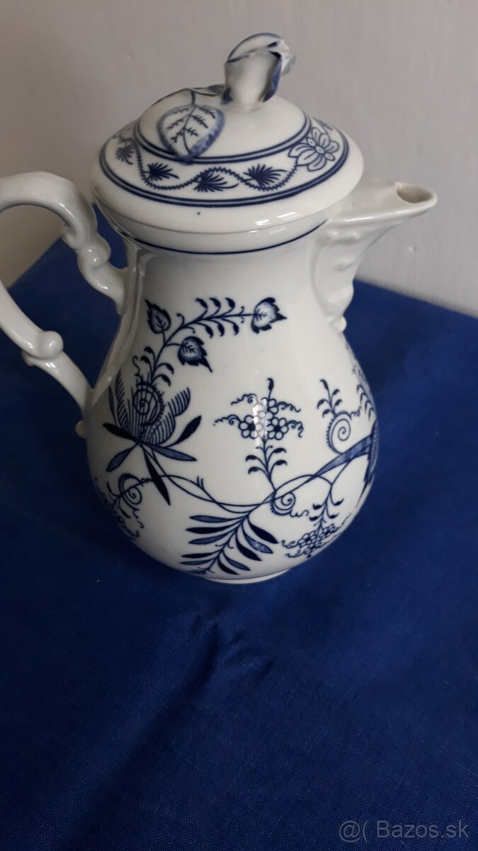 Porcelánový servis, cibulkový vzor - 5