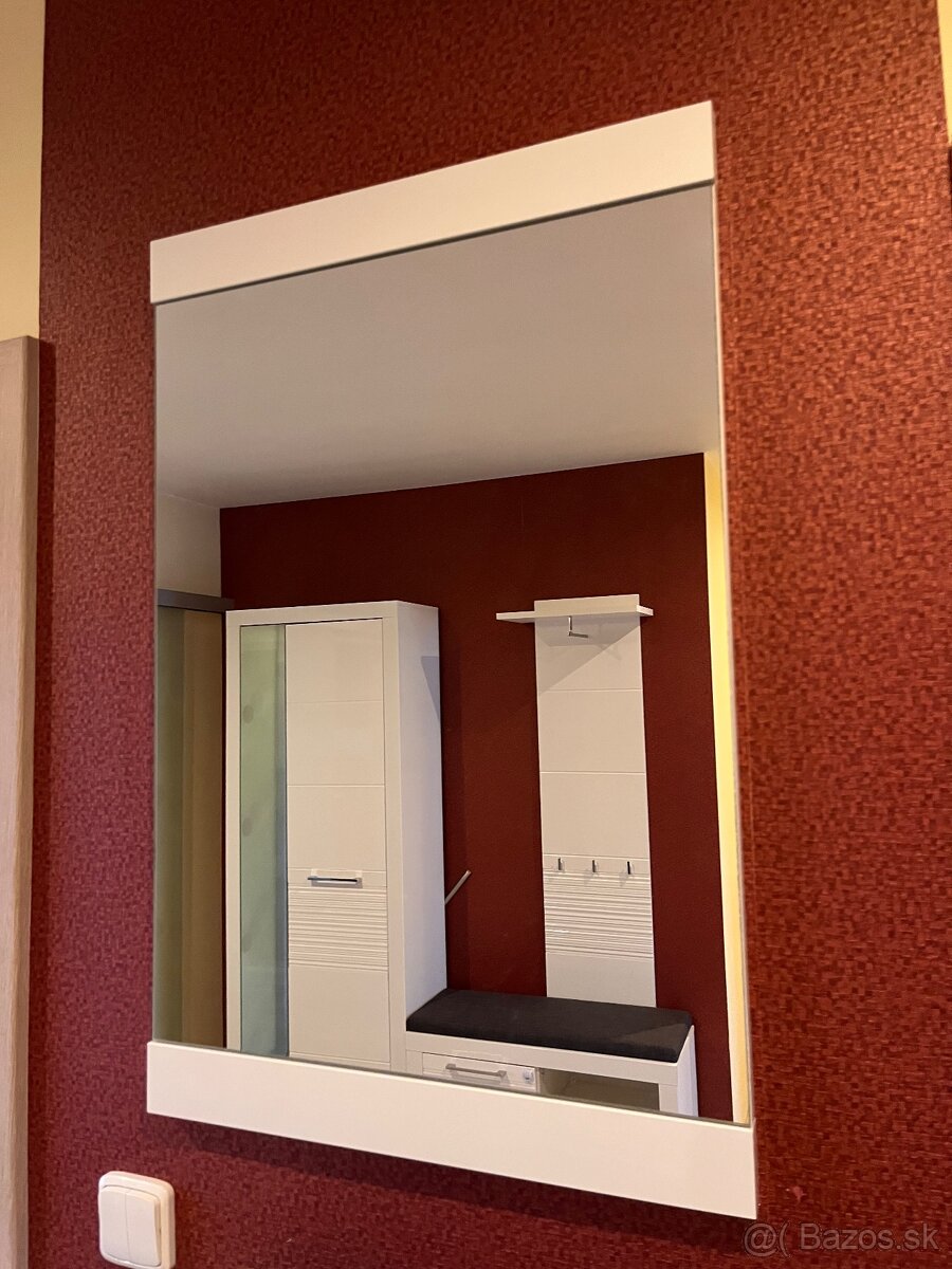 Nabytok do chodby - lavica, vysoka skrinka, skrinka, zrkadlo - 5