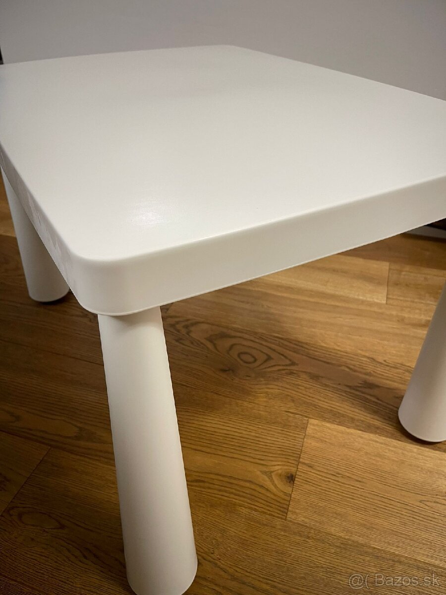 Detsky nový IKEA stolík, stolička, taburet MAMMUT - 5