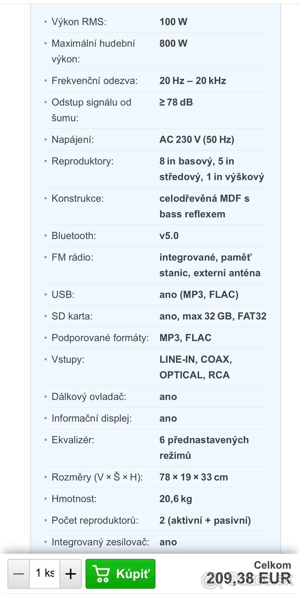 Aktívne stlpove repro Impresio Virtus - 5