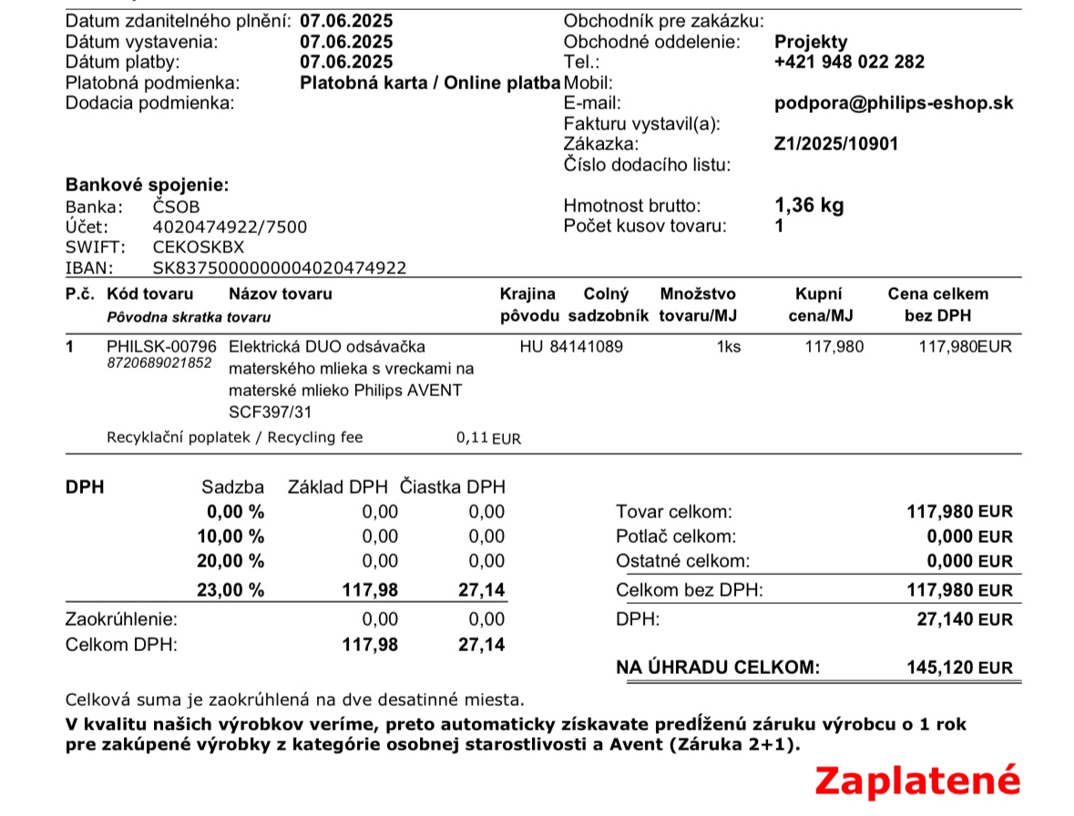 Odsávačka Philips Avent SCF397/31 - 5