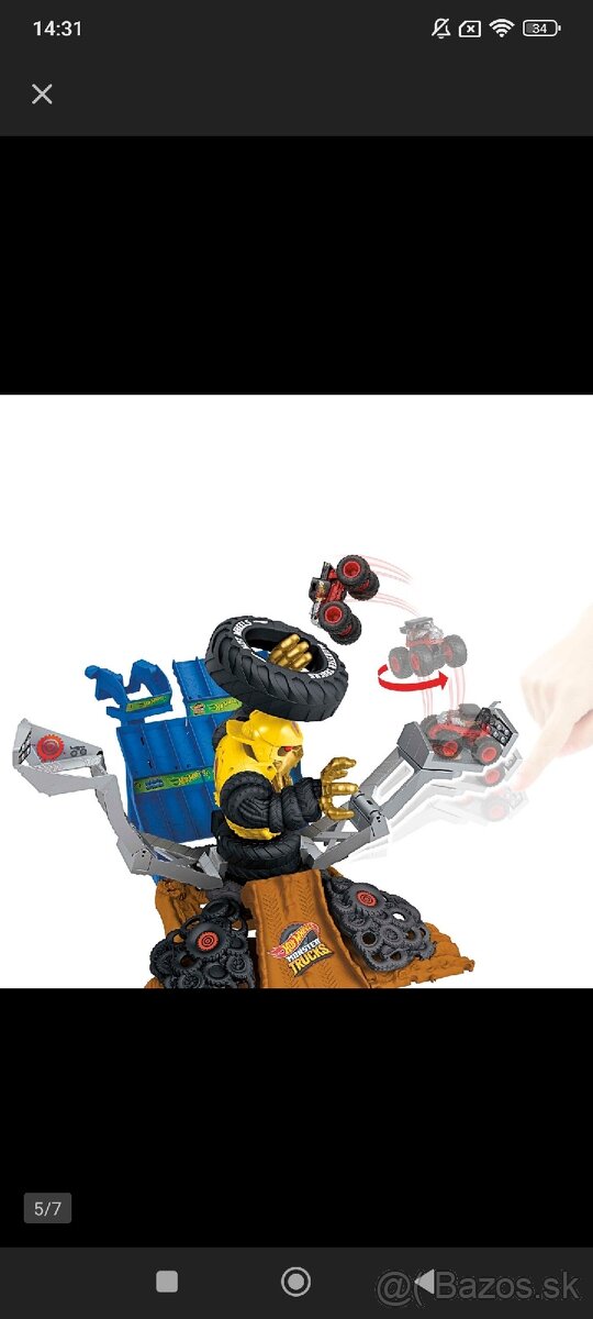 Hot Wheels Monster Trucks Mega-Wrex vs Crushzilla - 5