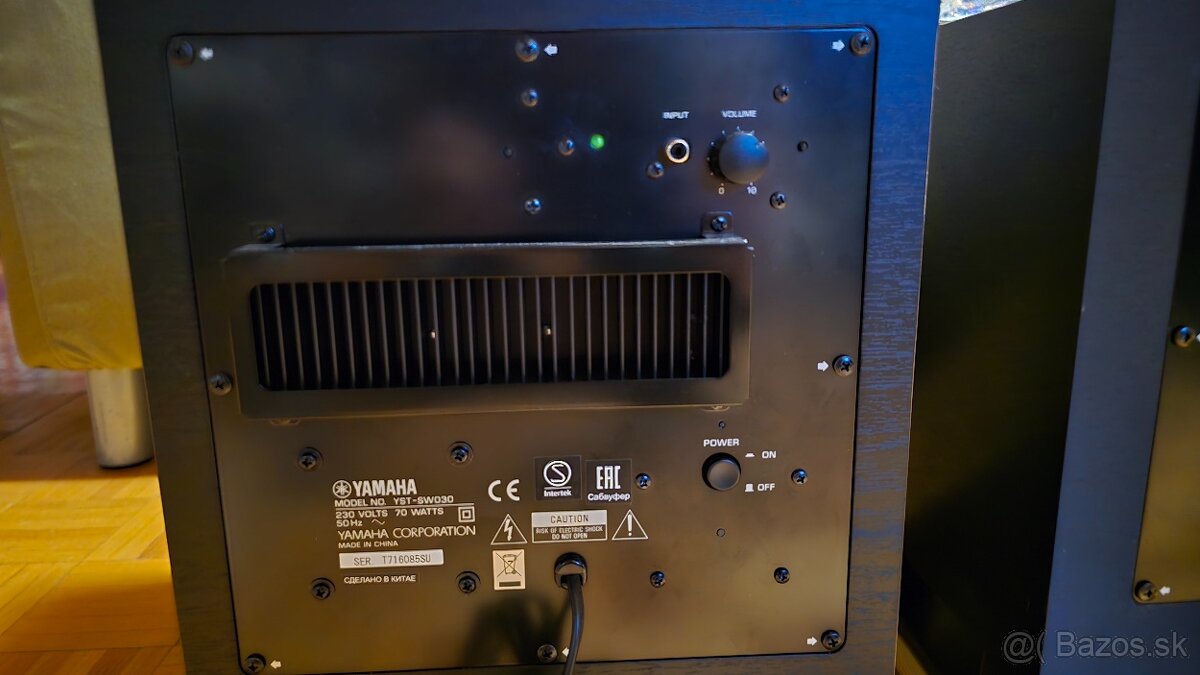Predám Subwoofer yamaha - 5