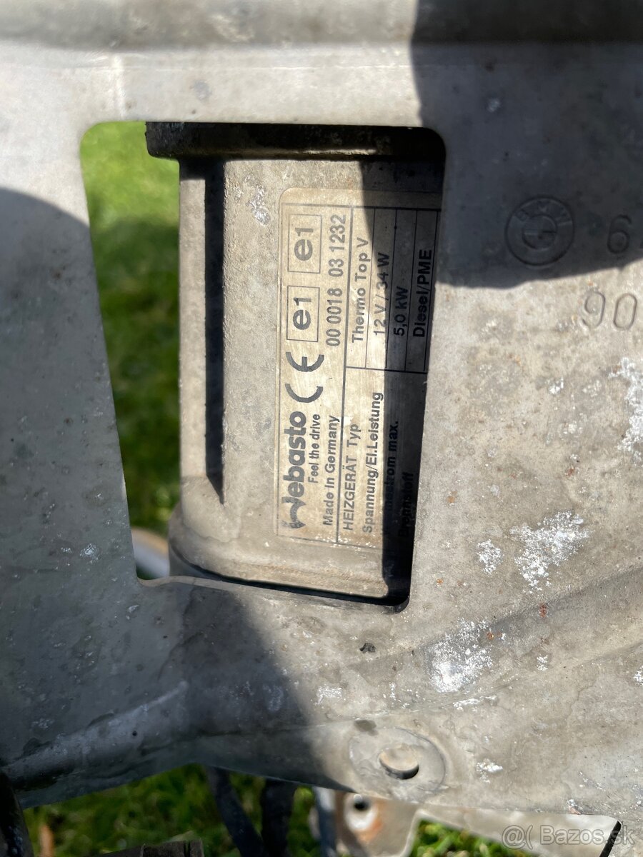 Predám kompletne WEBASTO BMW f10 f11 f01 f02 diesel - 5