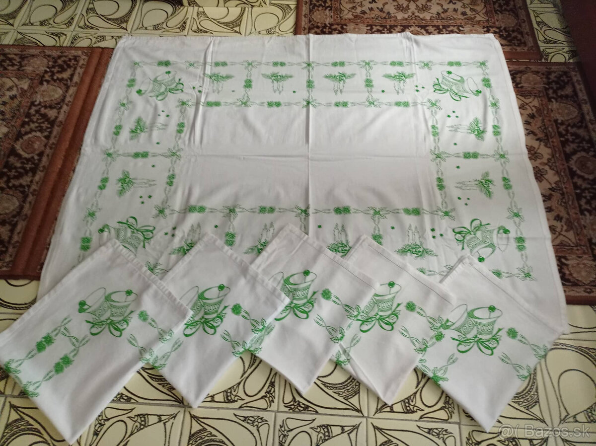 Retro vianočné obrusy - 5
