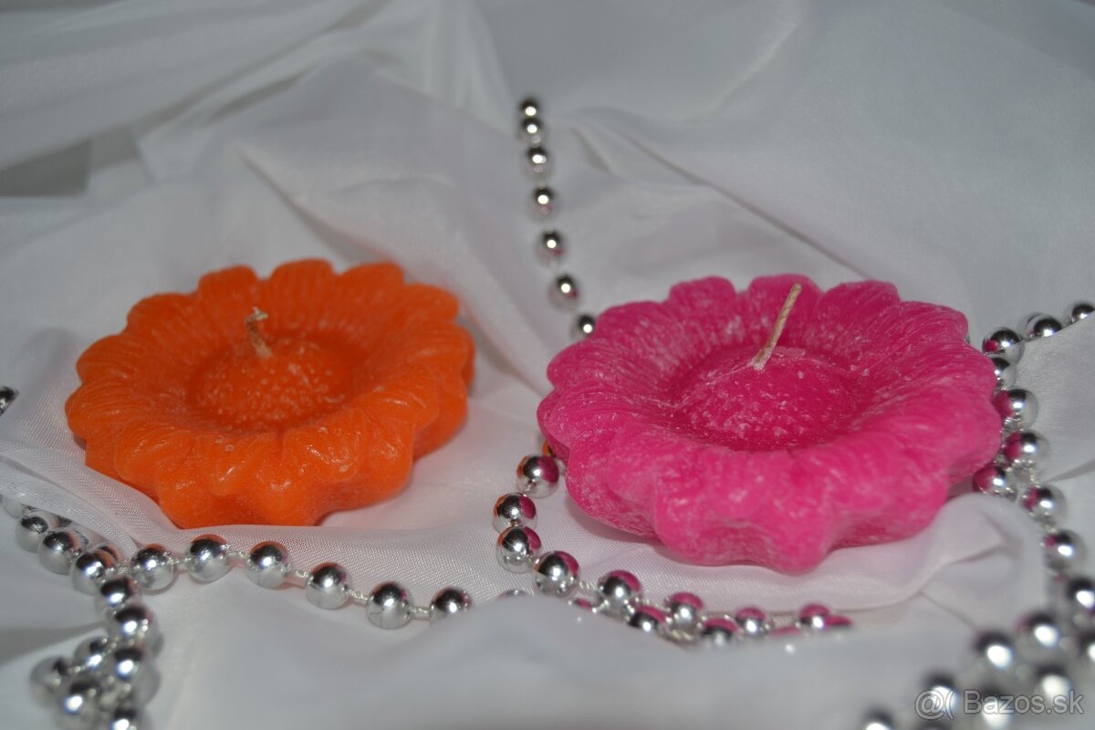 Hand made sviečky rôzne druhy a veľkosti - 5