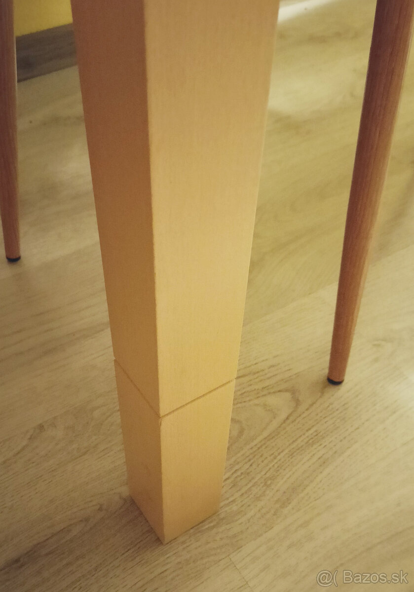 Jedálenský stôl s dvomi stoličkami, rozkladací - 5