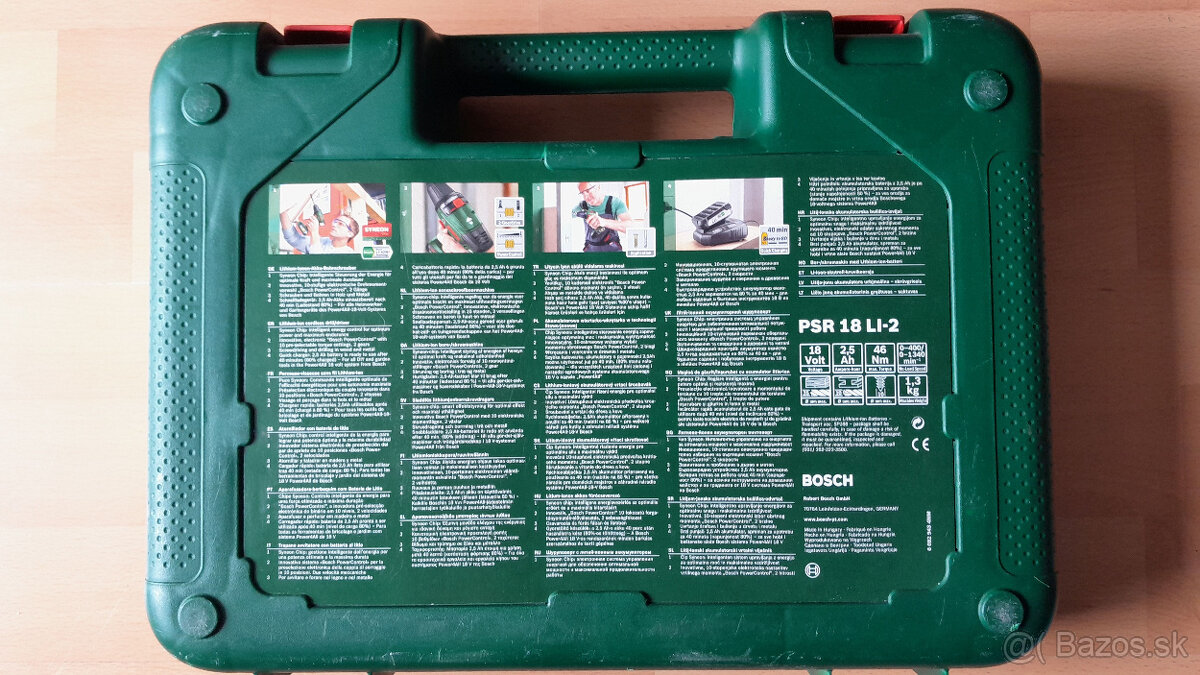 Predám utahovačku Bosch PSR 18 Li-2 - 5