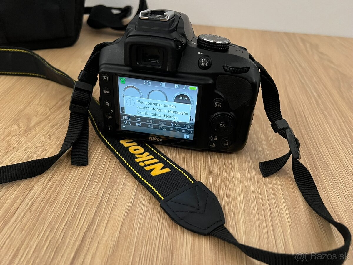 Predám zrkadlovku Nikon D3400 - 5