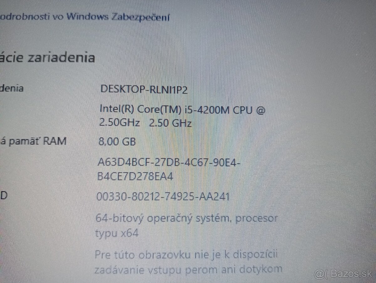 Hp probook 640 g1 + Intel core i5 + 8gb ram + Windows 10 - 5