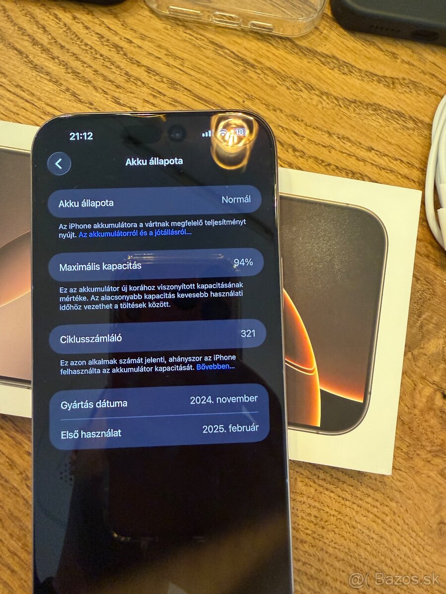 Apple iphone 16pro max 256gb gold - 5