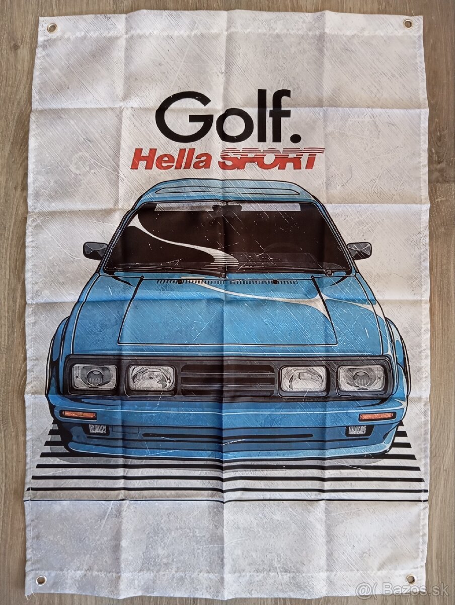 Vlajky VW Golf Mk1, Mk2, Mk3,GTI,G60 rallye ,VR6 - 5