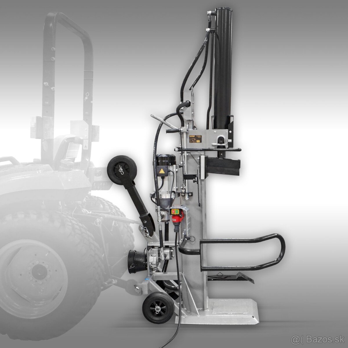 Štiepačka dreva Jansen TS-30K, 30 t kombi (PTO + elektrika), - 5