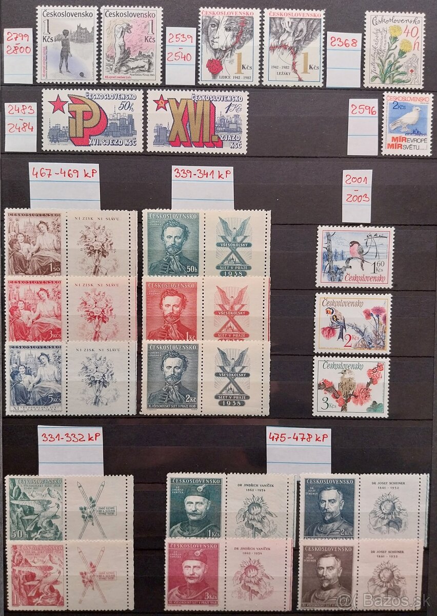 Známky ČSR – 2 - 5