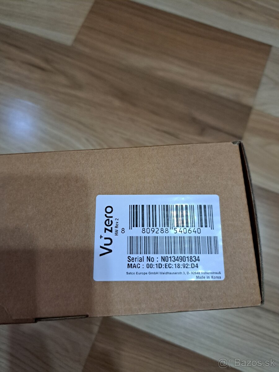 Satelitný prijímač VU+ Zero, nový - 5