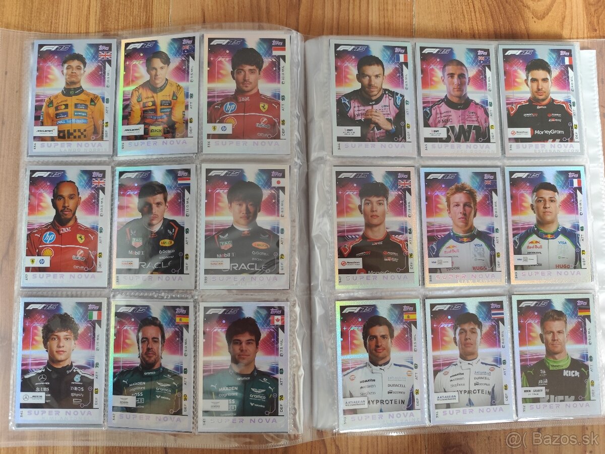 Predám kartičky Formula 1 - 5