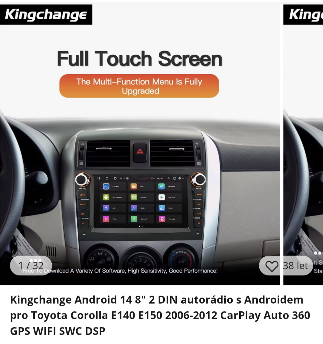 2din kingchange android 14 toyota corola b15 - 5