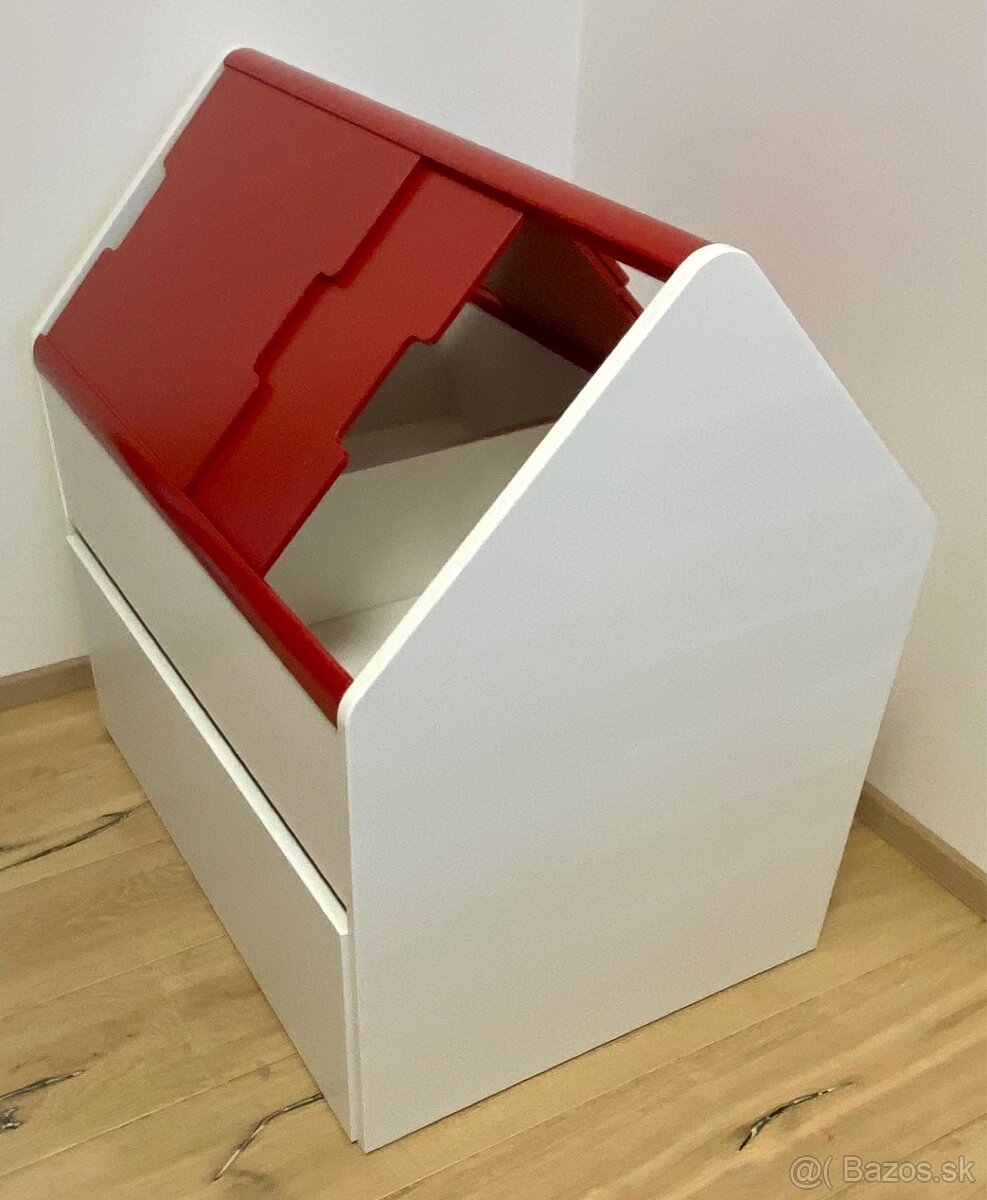 Domček nový IKEA VITBJOERN, skrinka na hračky - 5