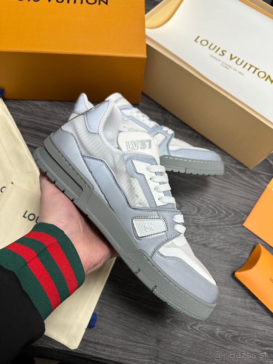 Louis Vuitton tenisky šede Komplet balenie - 5