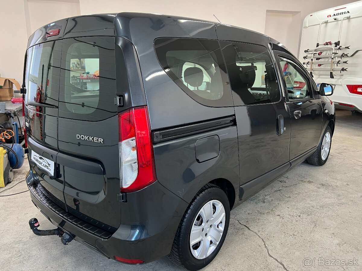Dacia Dokker 1.6i 75KW 1.MAJITEL SERVISKA TEMPOMAT TAŽNÉ ZAŘ - 5