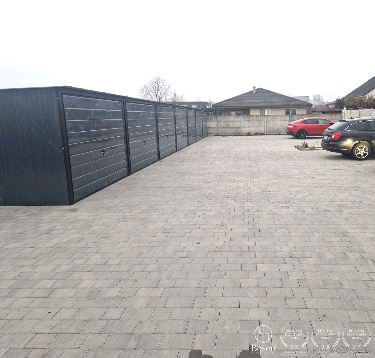 BOSEN | Nová plechová garáž, elektrické ovládanie, Hviezdosl - 5