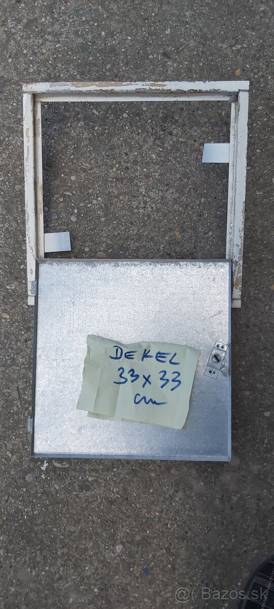 Predám kovové dvierka pozink. ZRKADLO - 5