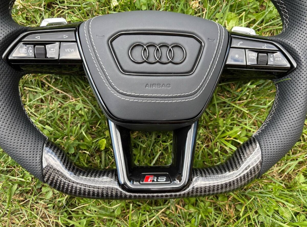 -AUDI VOLANT KARBONOVY A6 A7 C8 Q8 S8 SQ8 E-TRON - 5