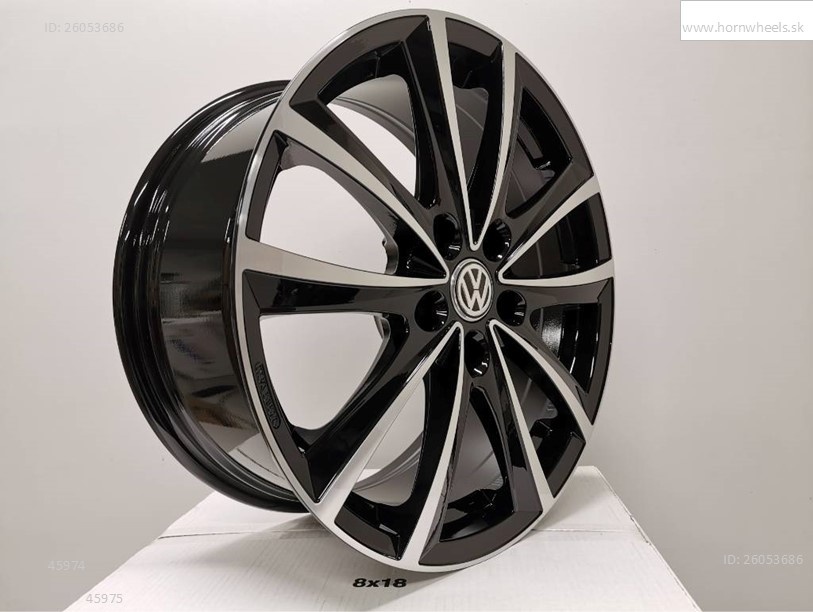 Vw Golf, Caddy alu disky 8X19 ET45 5X112 1237 - 5