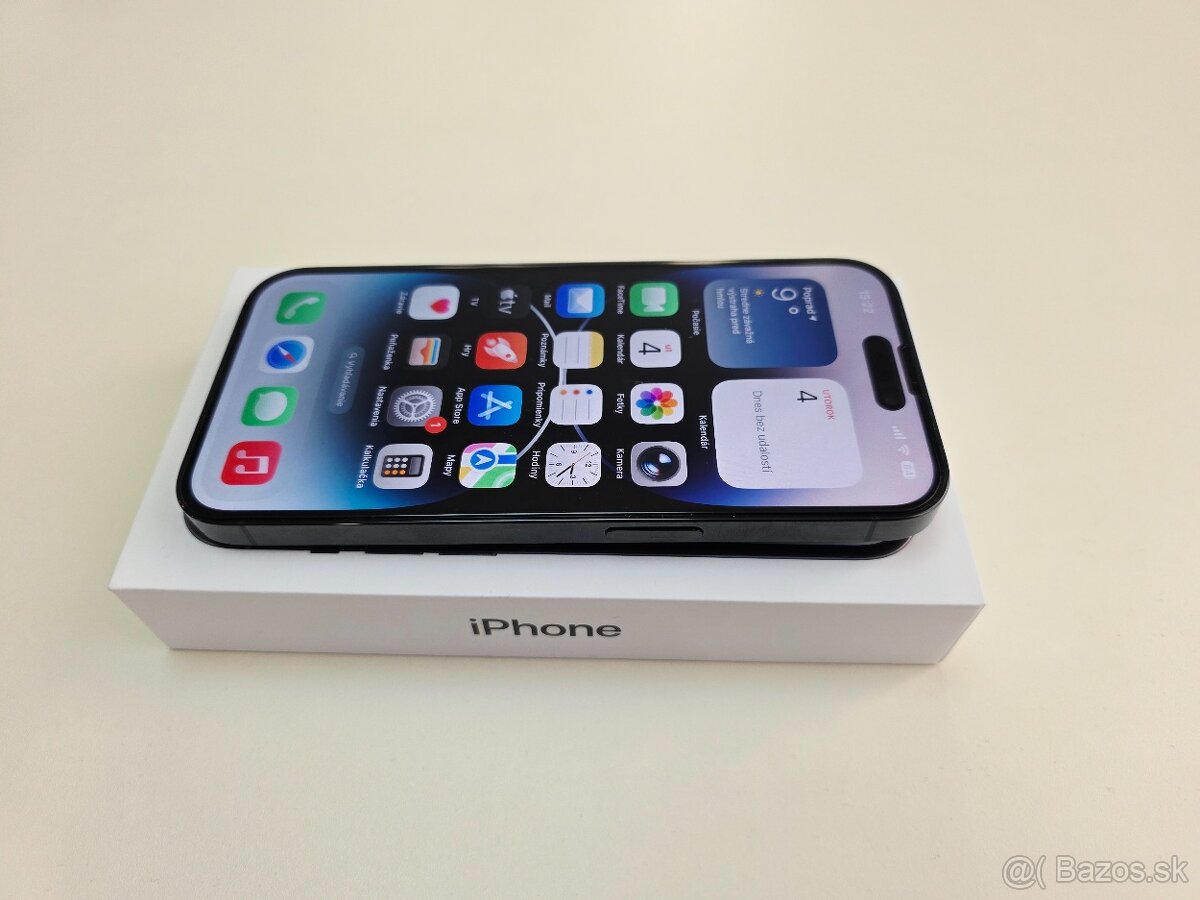 APPLE IPHONE 14 PRO 128GB BLACK TOP STAV - 5