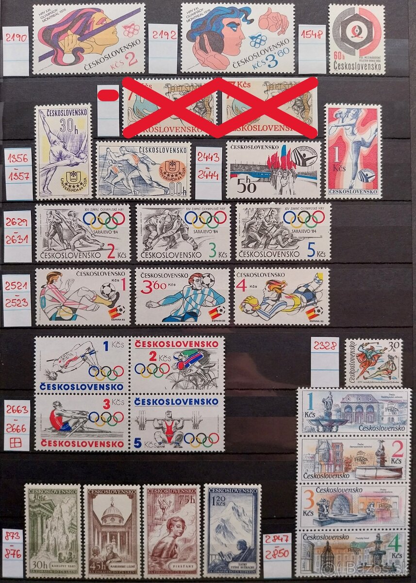 Známky ČSR – 4 - 5