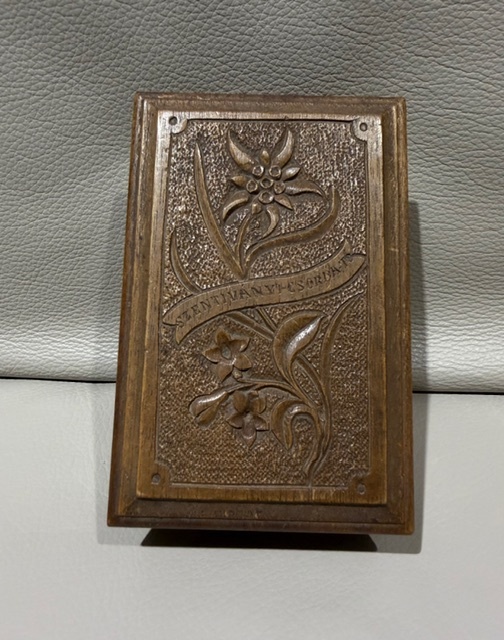 drevená krabička na vreckové hodinky - 5