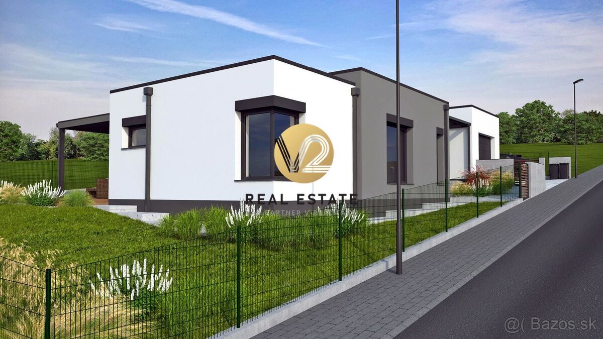 Na PREDAJ 4i bungalov novostavba 130m2 s garážou, Nitra - Če - 5