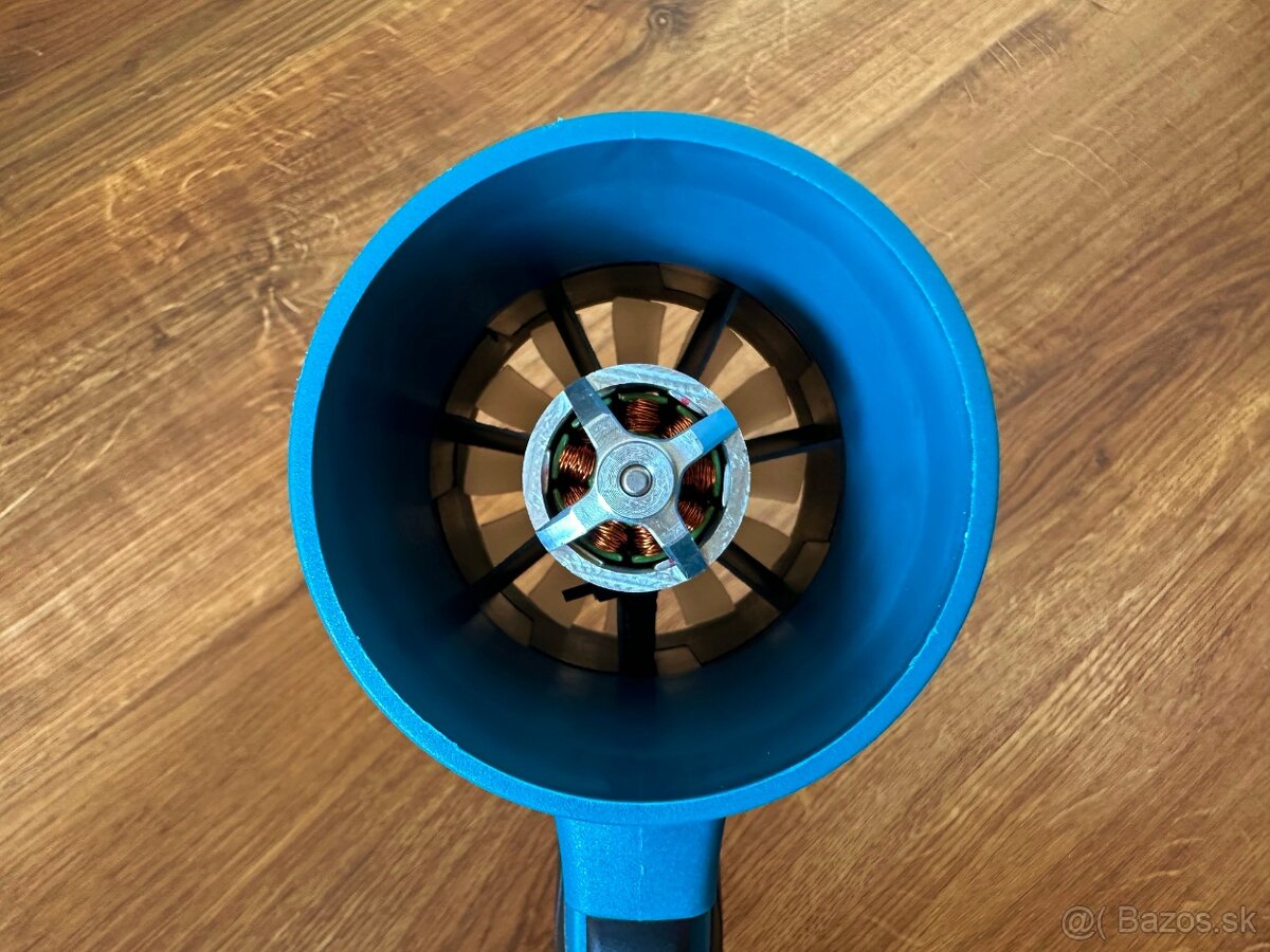 AKU bezuhlíkový TURBO fúkač 4000W / 300 000 ot. / 400 m/s - 5
