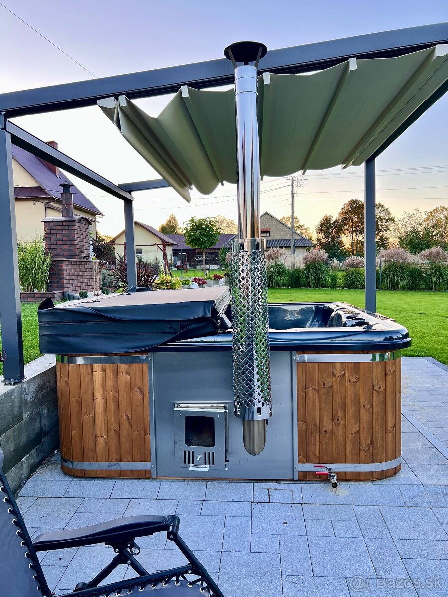 Kúpacia kaďa s príslušenstvom, kúpací sud, jacuzzi, vírivka - 5